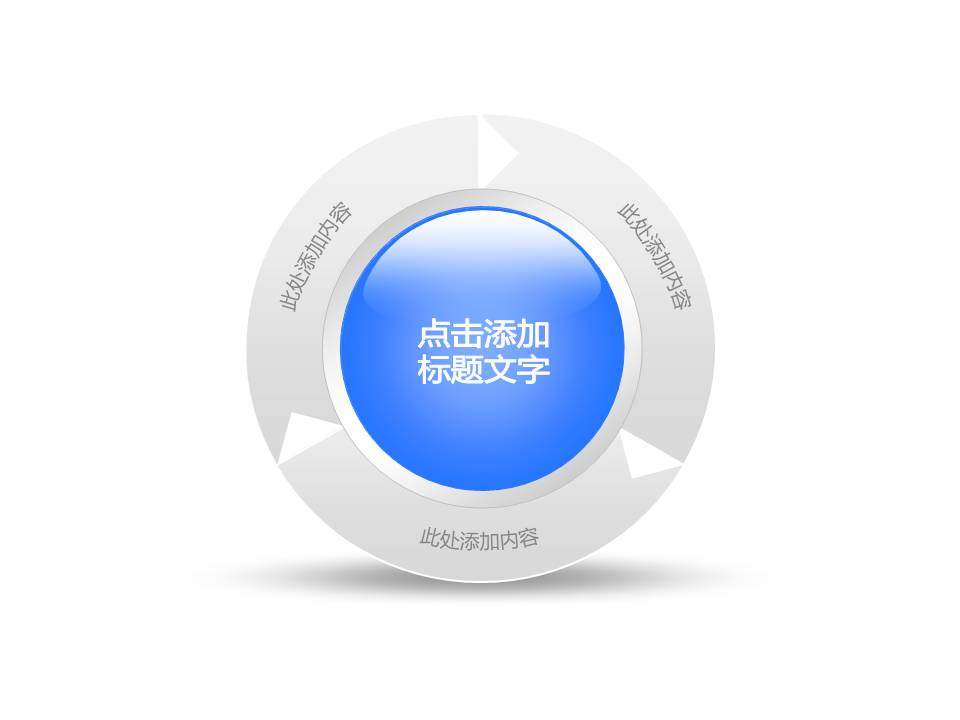 全蓝色ppt图表大全