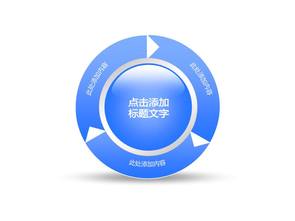 全蓝色ppt图表大全