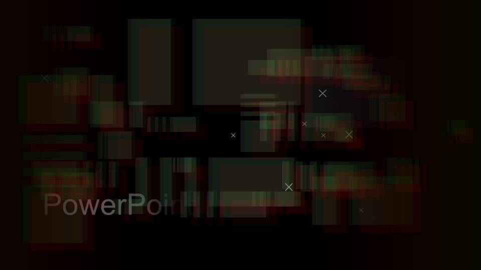 黑色超酷視覺動畫PPT模板