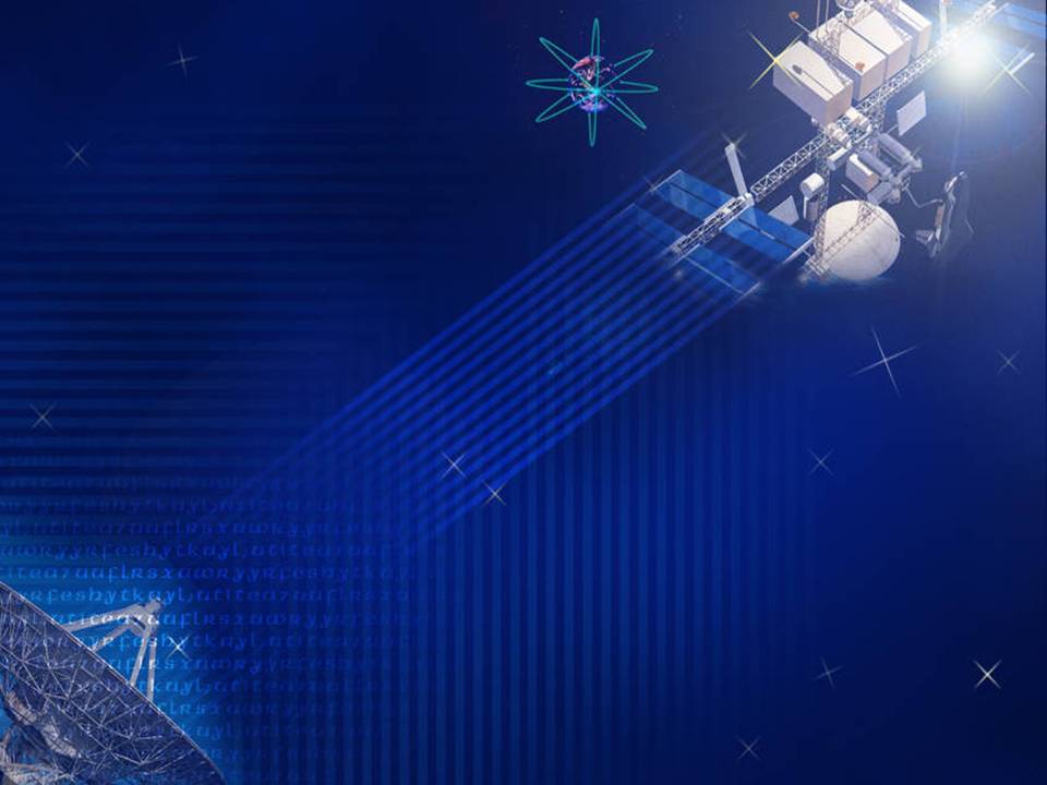 卫星通信科技ppt模板