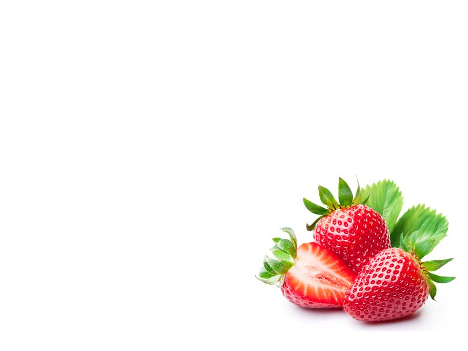 新鲜水果草莓ppt模板下载