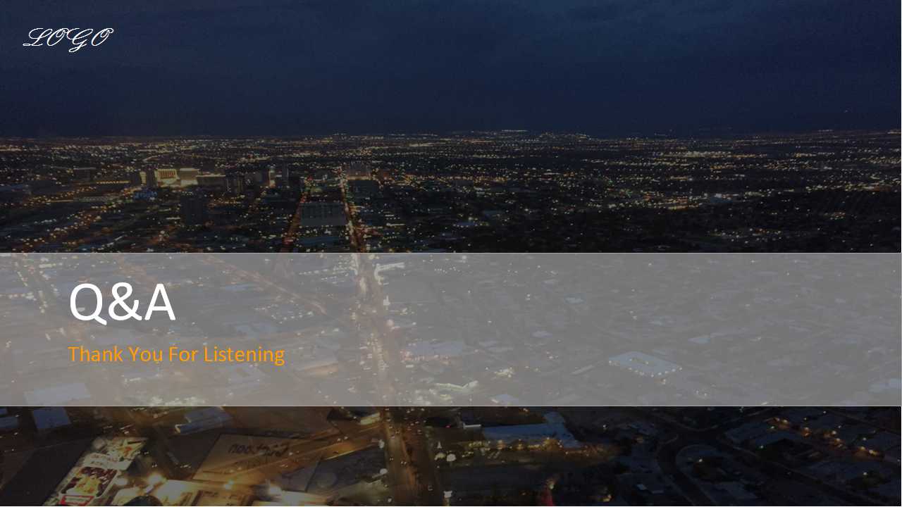 PPT商业商务模板 城市夜景大气商务PPT模版下载