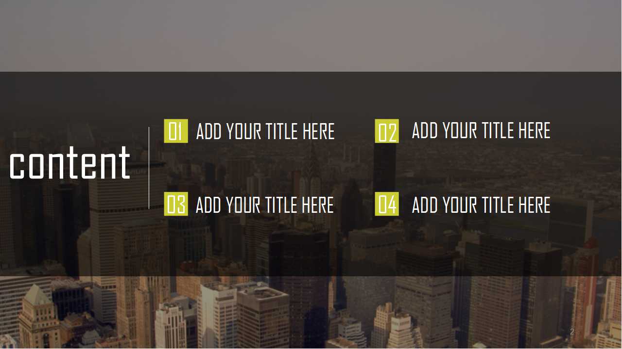 PPT商业商务模板 创意简约城市背景商务PPT模版下载